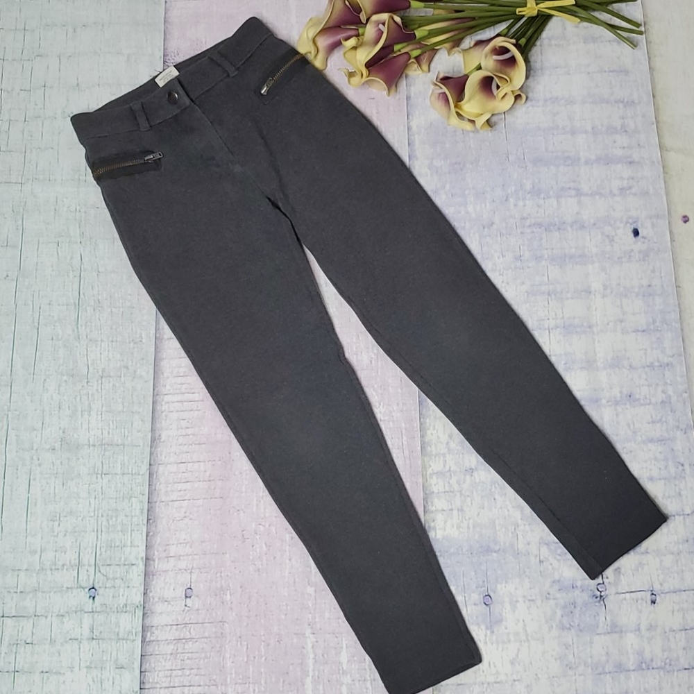 J Crew CrewCuts Leggings with Zipper Accent